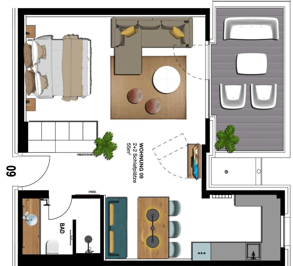 Seebruecke Heringsdorf - 1-Raum-Appartement Mit Balkon S9 Luaran gambar
